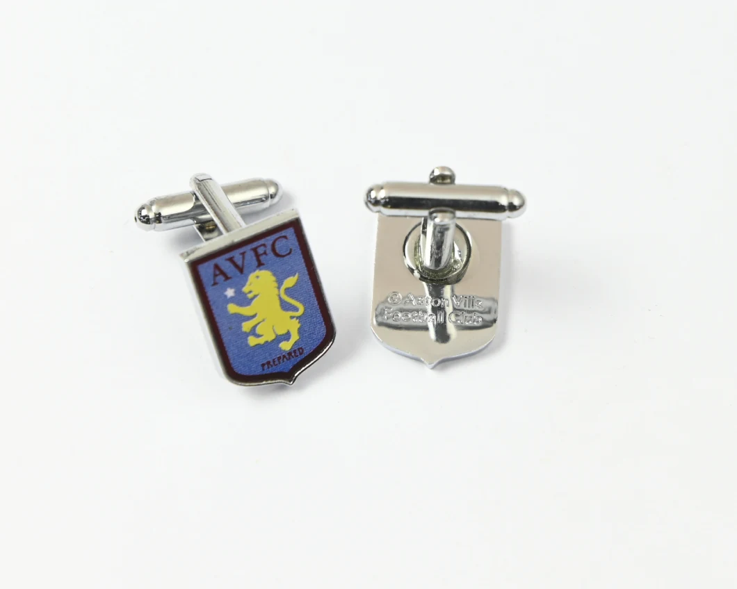 Custom Logo Metal Brass Shirt Cufflinks for Men Women