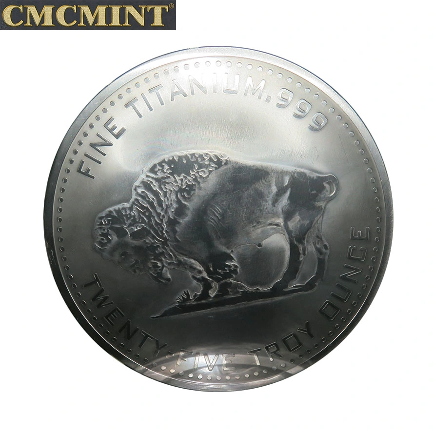 25 Oz Titanium Buffalo Bullion Coin A178