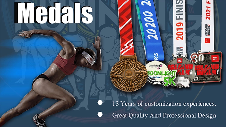 Hot Sale Custom Metal Bodybuilding Gymnastics Powerlifting Running Marathon Sports Cups Trophies Gold Champions Winner Awards Medal