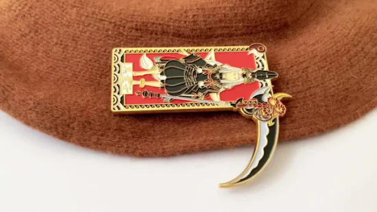 Pin de solapa Impresión en offset Broche de metal de hojalata Etiqueta de impresión Insignia Insignias de botón