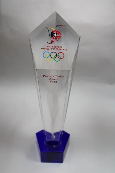 Fabricante, diseño personalizado, excelente catálogo de premios, trofeo de cristal para regalos de premios deportivos escolares corporativos